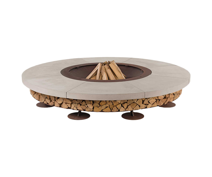 High end Ercole Concrete Fire Pit by AK47 Design Casa Design