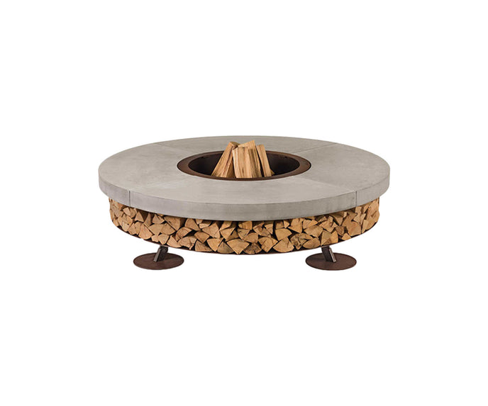 High end Ercole Concrete Fire Pit by AK47 Design Casa Design