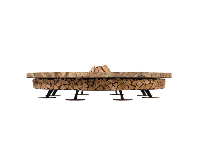 High end Ercole Rainforest Marble Fire Pit by AK47 Design Casa Design
