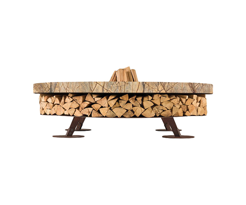 High end Ercole Rainforest Marble Fire Pit by AK47 Design Casa Design