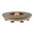 High end Ercole Rainforest Marble Fire Pit by AK47 Design Casa Design