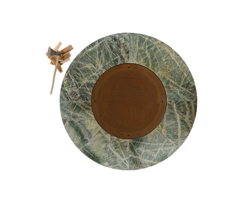 High end Ercole Rainforest Marble Fire Pit by AK47 Design Casa Design
