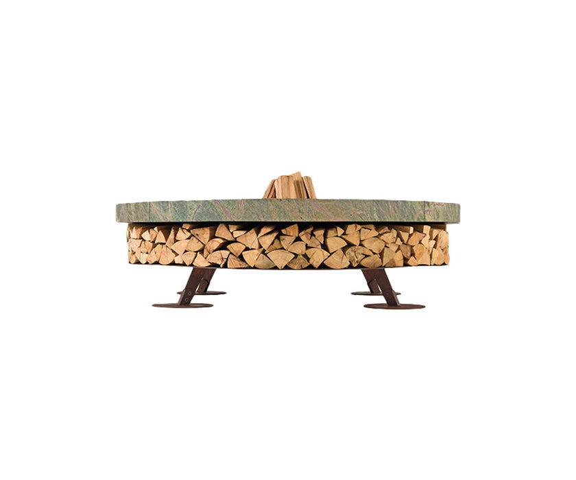 High end Ercole Rainforest Marble Fire Pit by AK47 Design Casa Design