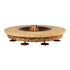 High end Ercole Teakwood Marble Fire Pit by AK47 Design Casa Design