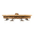 High end Ercole Teakwood Marble Fire Pit by AK47 Design Casa Design