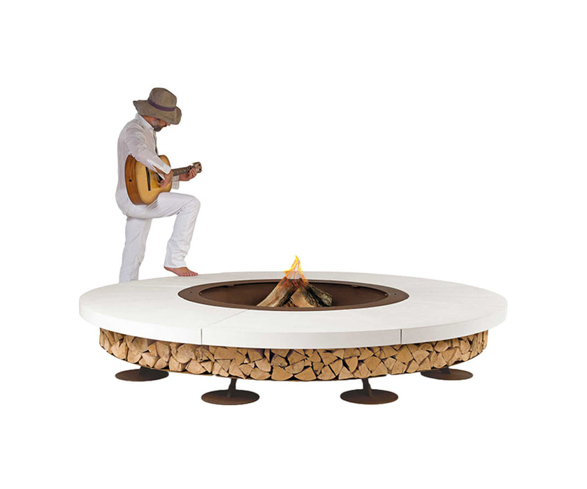 Ercole Concrete Fire Pit