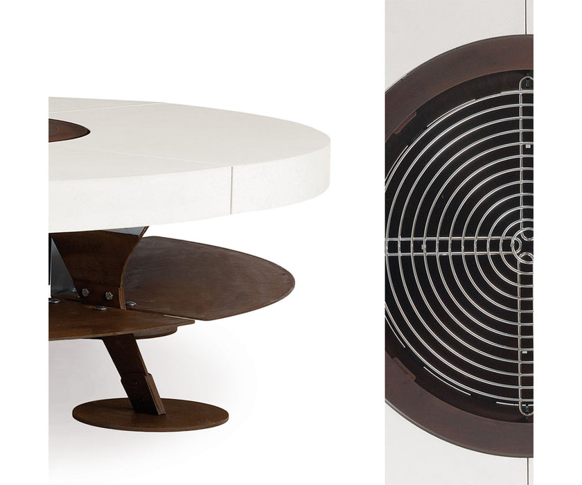 Ercole Concrete Fire Pit