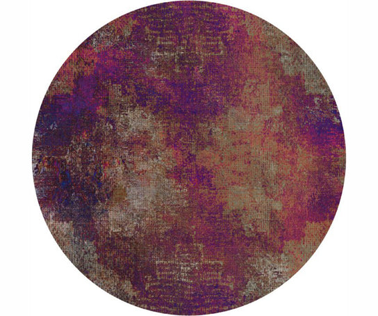 Erosion Rhodonite Round Rug Moooi