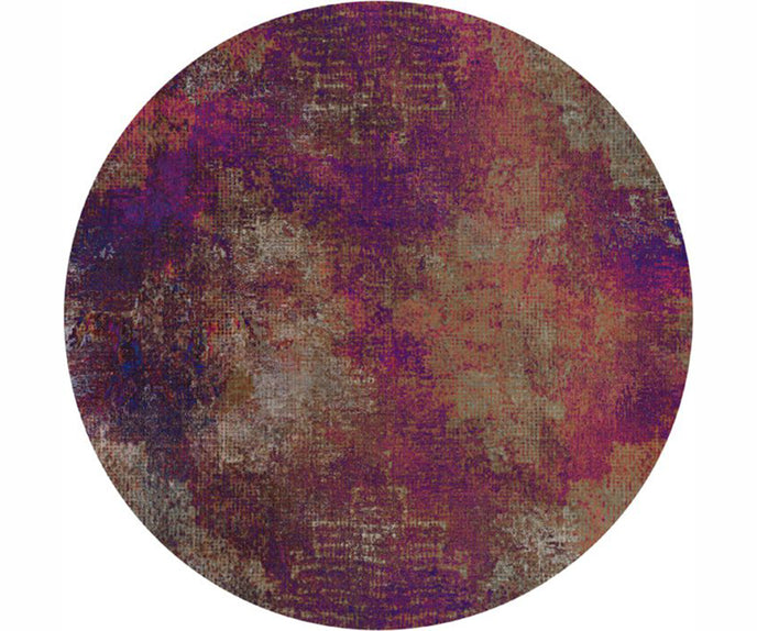 Erosion Rhodonite Round Rug Moooi