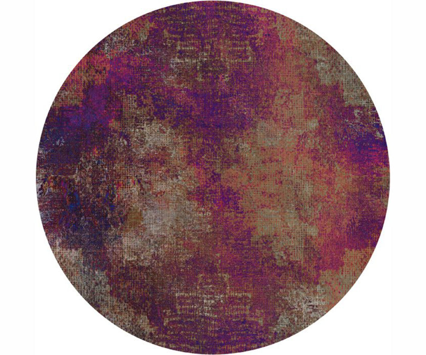 Erosion Rhodonite Round Rug Moooi