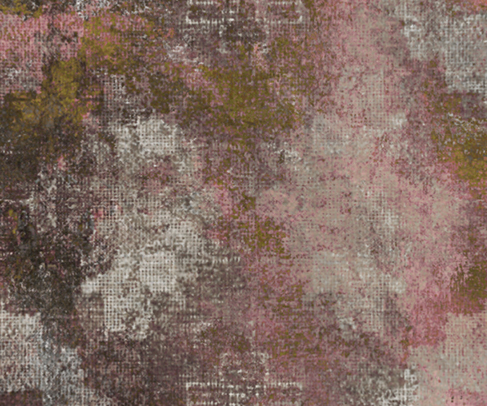 Erosion Rosegold Rectangle Rug Moooi