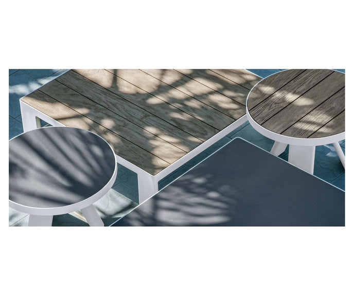High end Esedra Round Side Table by Ethimo Casa Design