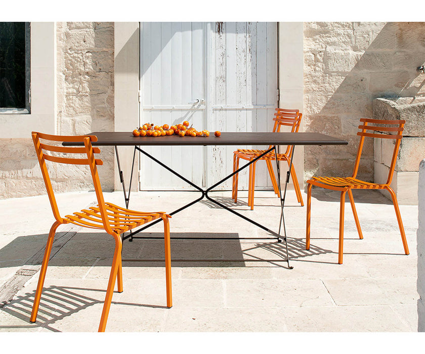 High end Flower 160 Rectangular Folding Table by Ethimo Casa Design