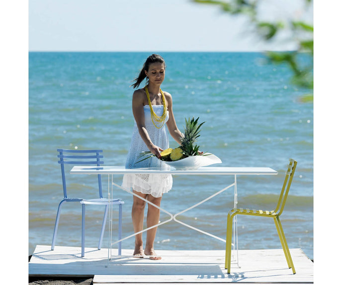 High end Flower 160 Rectangular Folding Table by Ethimo Casa Design