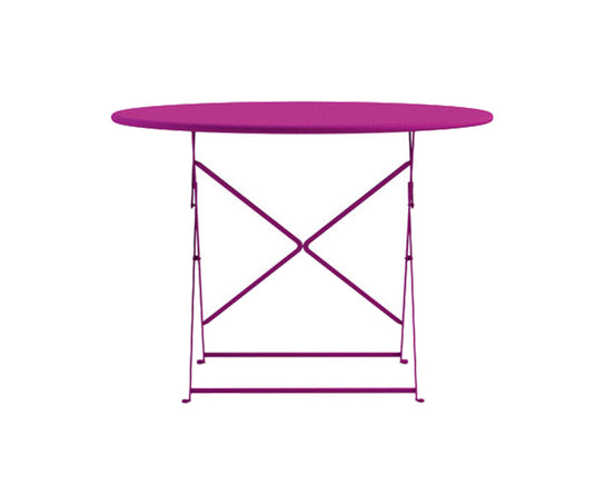 High end Flower 105 Round folding Table by Ethimo Casa Design