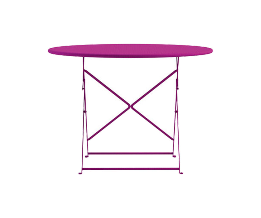 High end Flower 105 Round folding Table by Ethimo Casa Design