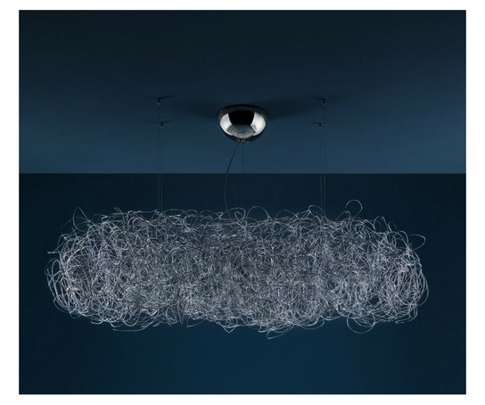 High end Fil de Fer Nuvola Suspension Lamp by Catellani & Smith Casa Design