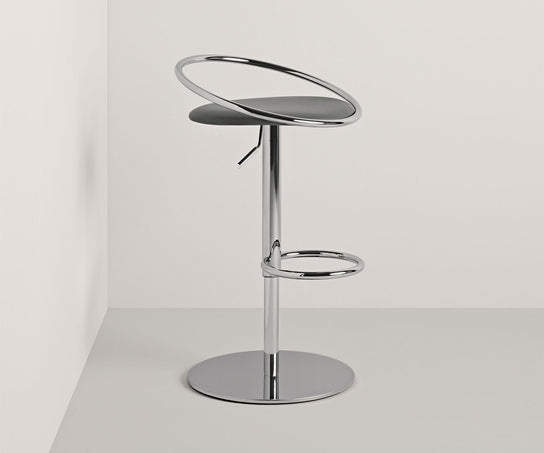 High end Fizzy Leather Back Stool by Frag Casa Design