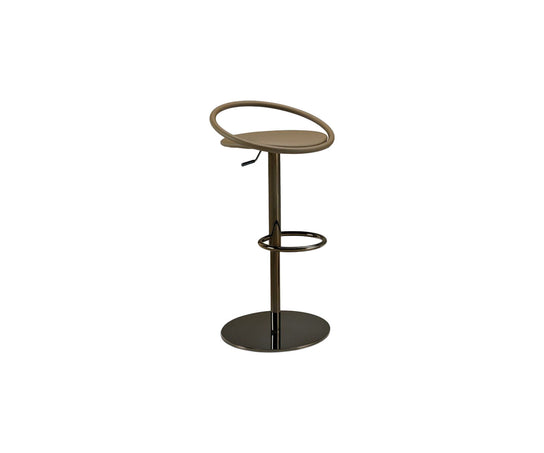 High end Fizzy Leather Back Stool by Frag Casa Design