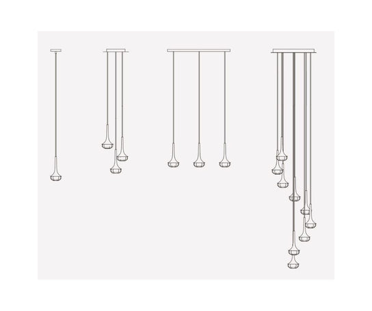 High end Flea Pendant by CVL Luminaires Casa Design