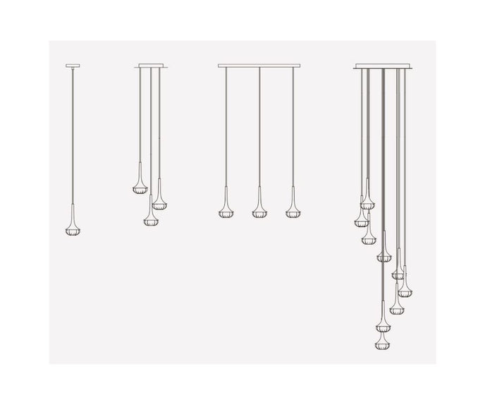 High end Flea Pendant by CVL Luminaires Casa Design