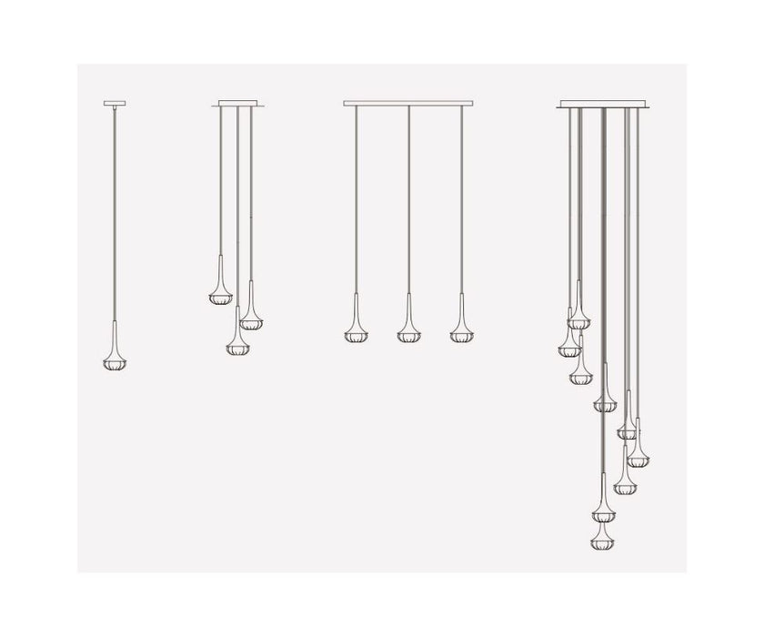 High end Flea Pendant by CVL Luminaires Casa Design