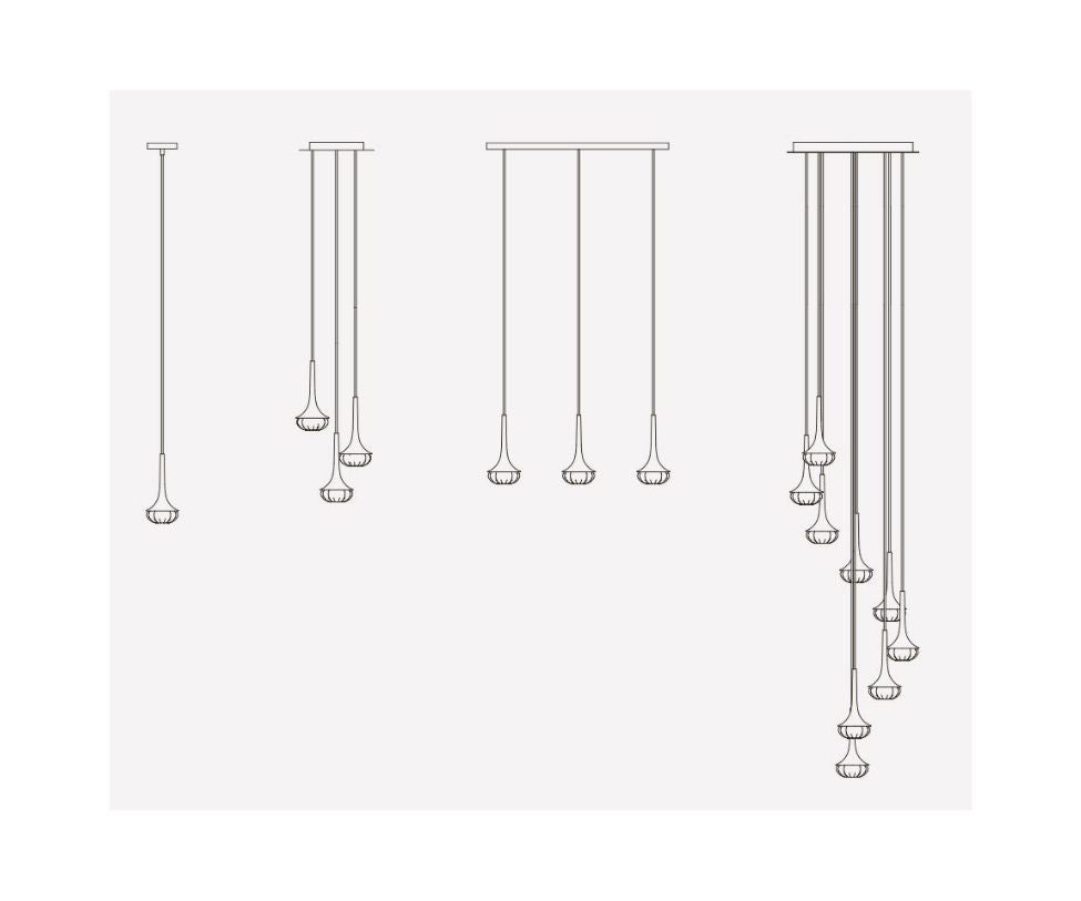 High end Flea Pendant by CVL Luminaires Casa Design