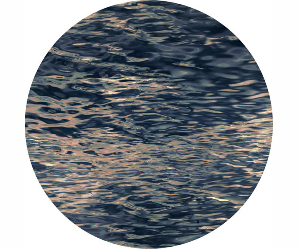 Fluid Dawn Round Rug Moooi