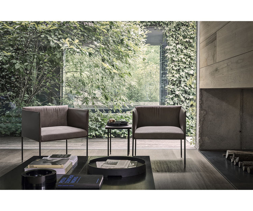 High end Square Dining Armchair by Frag Casa Design