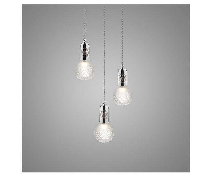 High end Crystal Bulb Chandelier 3 Piece by Lee Broom Casa Design