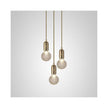 High end Crystal Bulb Chandelier 3 Piece by Lee Broom Casa Design