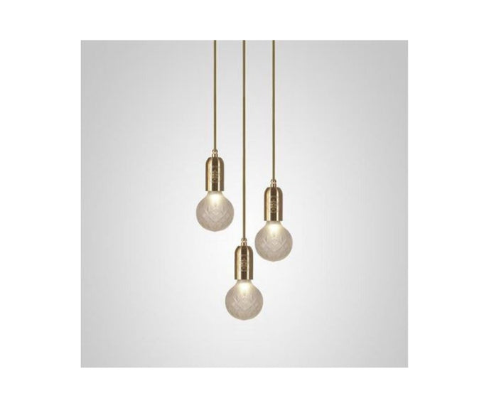 High end Crystal Bulb Chandelier 3 Piece by Lee Broom Casa Design