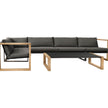 High end Banca Lounge Teak Sofa by Fueradentro Casa Design