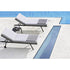 Varaschin Bahia Sunlounger White VAR#TEX