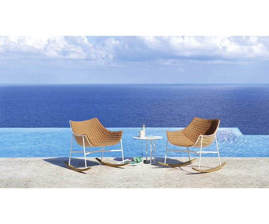 High end Summerrest Rocking Armchair by Varaschin Casa Design