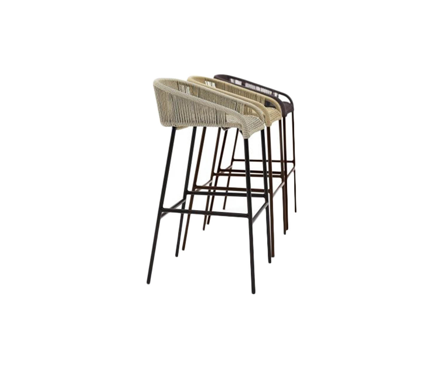 High end Cricket Stool by Varaschin Casa Design