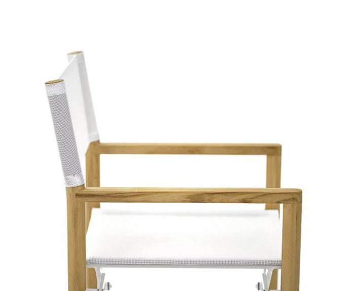 High end Laregista Teak Armchair by Varaschin Casa Design
