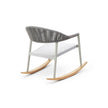 High end Clever Rocking Armchair by Varaschin Casa Design