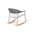High end Clever Rocking Armchair by Varaschin Casa Design