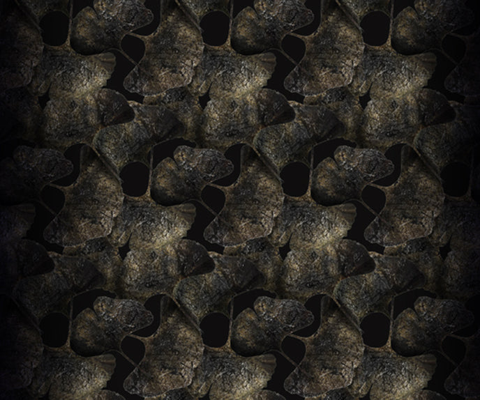 Ginko Leaf Black Rug Moooi