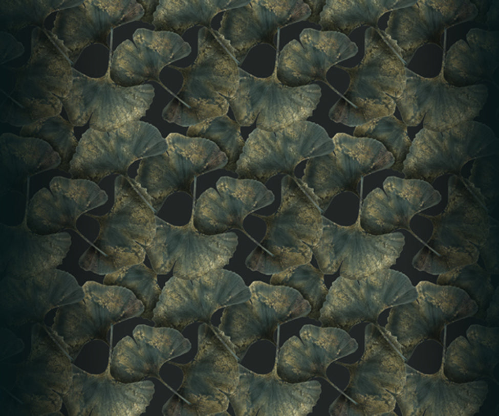 Ginko Leaf Green Rug Moooi