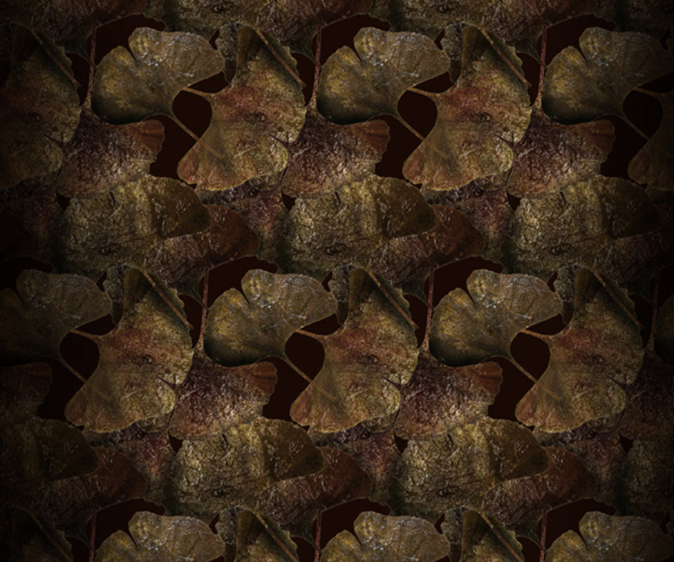 Ginko Leaf Rust Rug Moooi