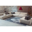 Vibieffe 275 Glam Modular Sofa Ivory and Brown