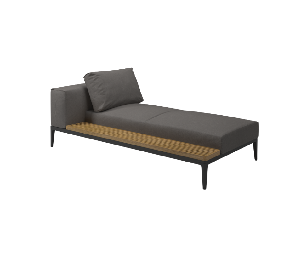 Grid Left Chaise Gloster