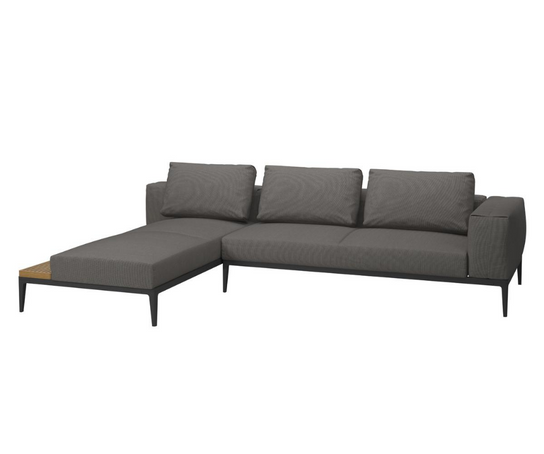 Grid Left Chaise Gloster