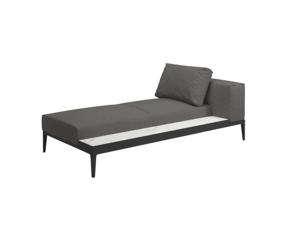 Grid Right Chaise Gloster