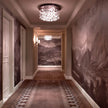High end H2O Large Short Chandelier by Zia Priven Casa Design