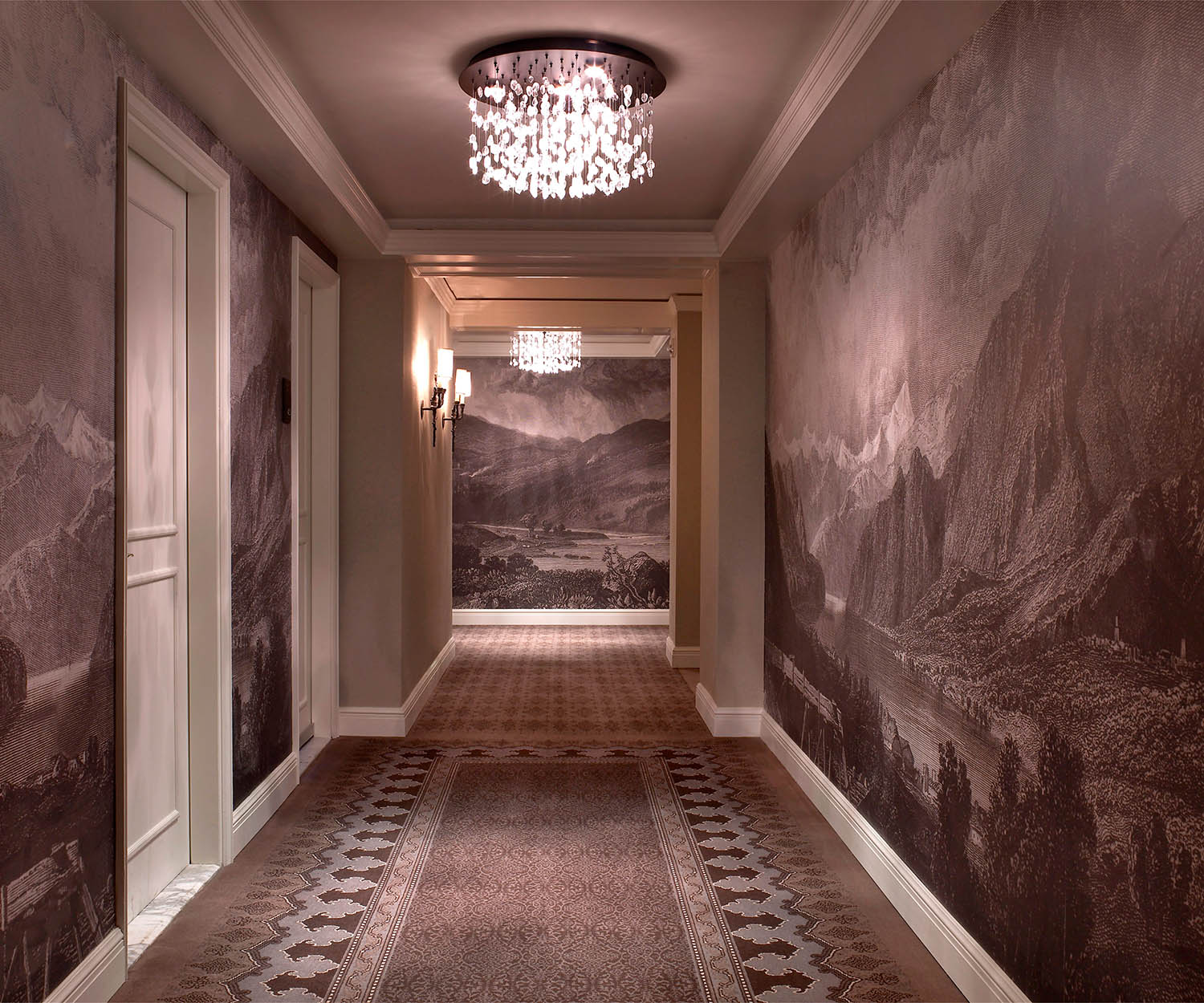 High end H2O Large Short Chandelier by Zia Priven Casa Design