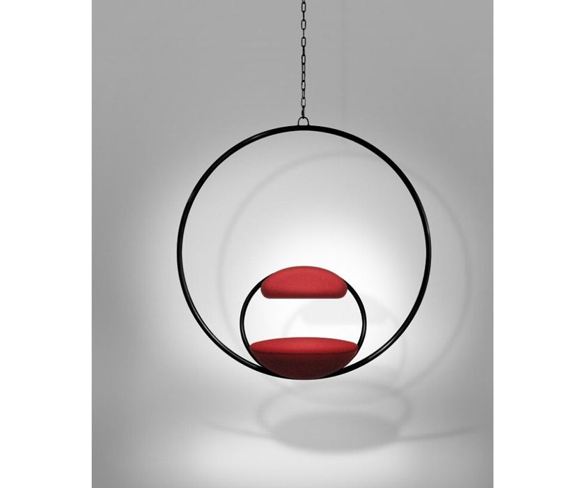 High end Hanging Hoop Chair Matte Black by Lee Broom Casa Design