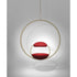 High end Hanging Hoop Chair Brushed Brass by Lee Broom Casa Design